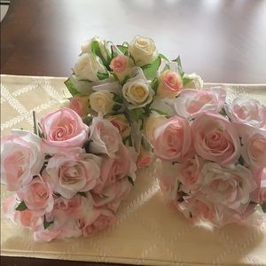 (3) Bouquets (communion, bridal, staging)